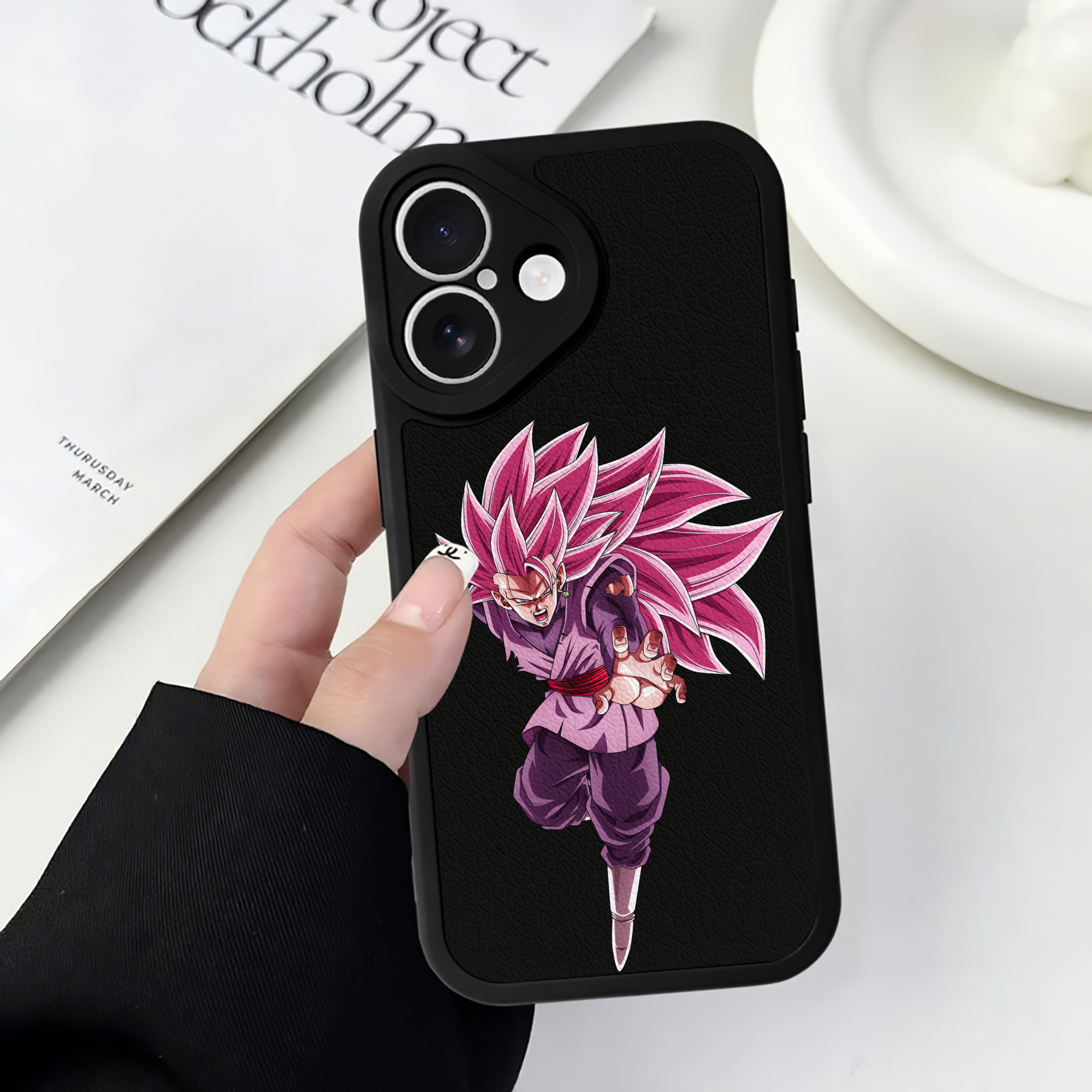 （画像用） ドラゴンボール ベジット DRAGON BALL Vegetto 【iPhone 16シリーズ対応】シリコンスマホケース（レザー調） 材質：シリコン